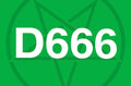 D666 sticker