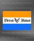 Defend Holland prinsenvlag sticker