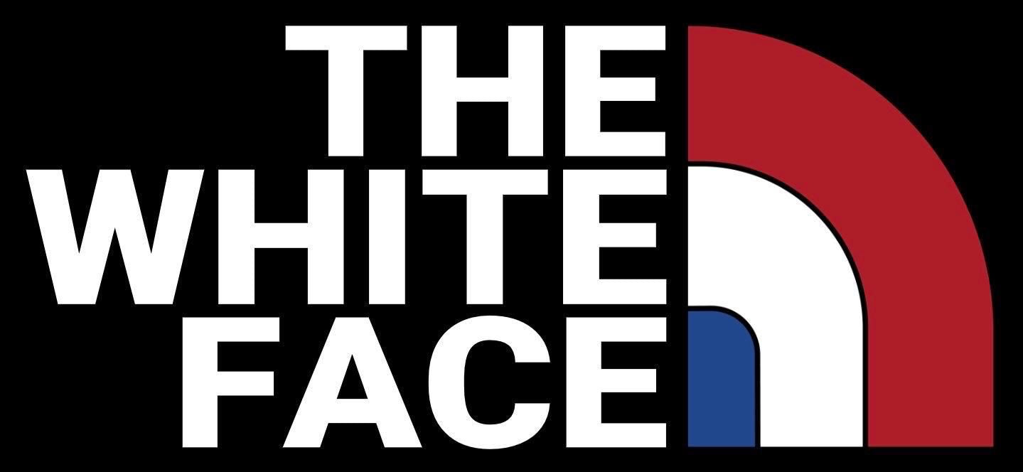 The white face sticker